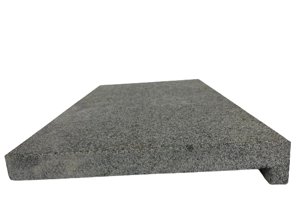 Randsteen Hardsteen Met Neus Grijs | Recht 2 Randsteen Hardsteen Met Neus Grijs | Recht - Afbeelding 2