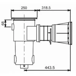 BWT Aquareva Breedbek Skimmer - Donkergrijs -Bestway Winkel image 1642 2346