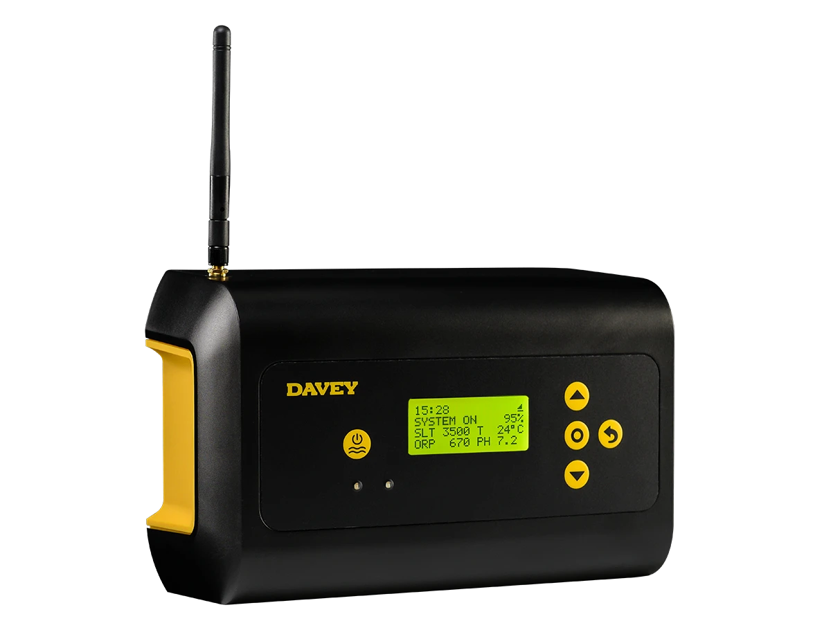 Davey ProMatic Lifeguard Zoutelektrolyse + Wifi En PH Optie (75m3) 2 Davey ProMatic Lifeguard Zoutelektrolyse + Wifi En PH Optie (75m3) - Afbeelding 2
