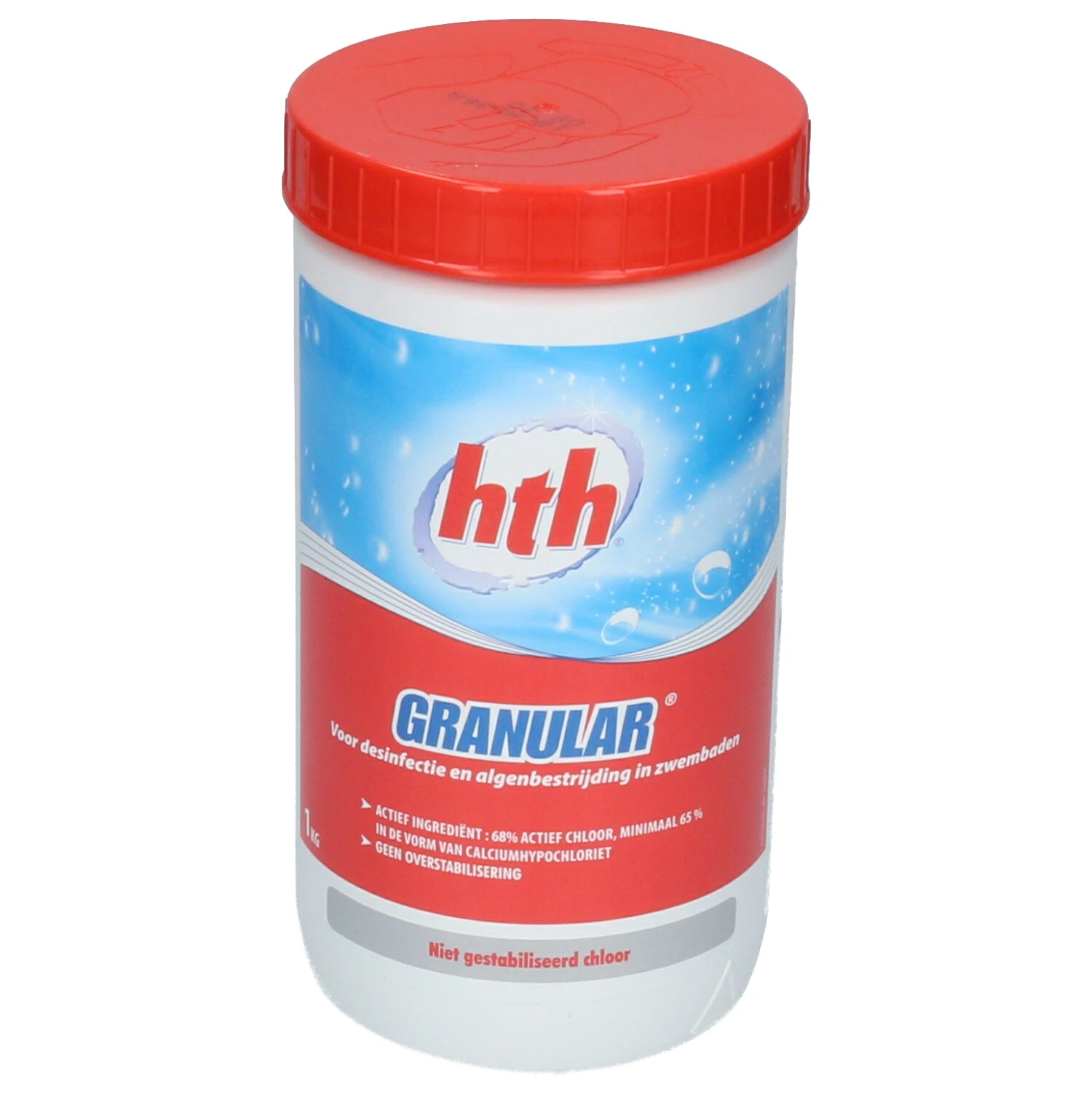 HTH Ongestabiliseerde Granulaat 1 Kg (shockbehandeling) 1 HTH Ongestabiliseerde Granulaat 1 Kg (shockbehandeling)