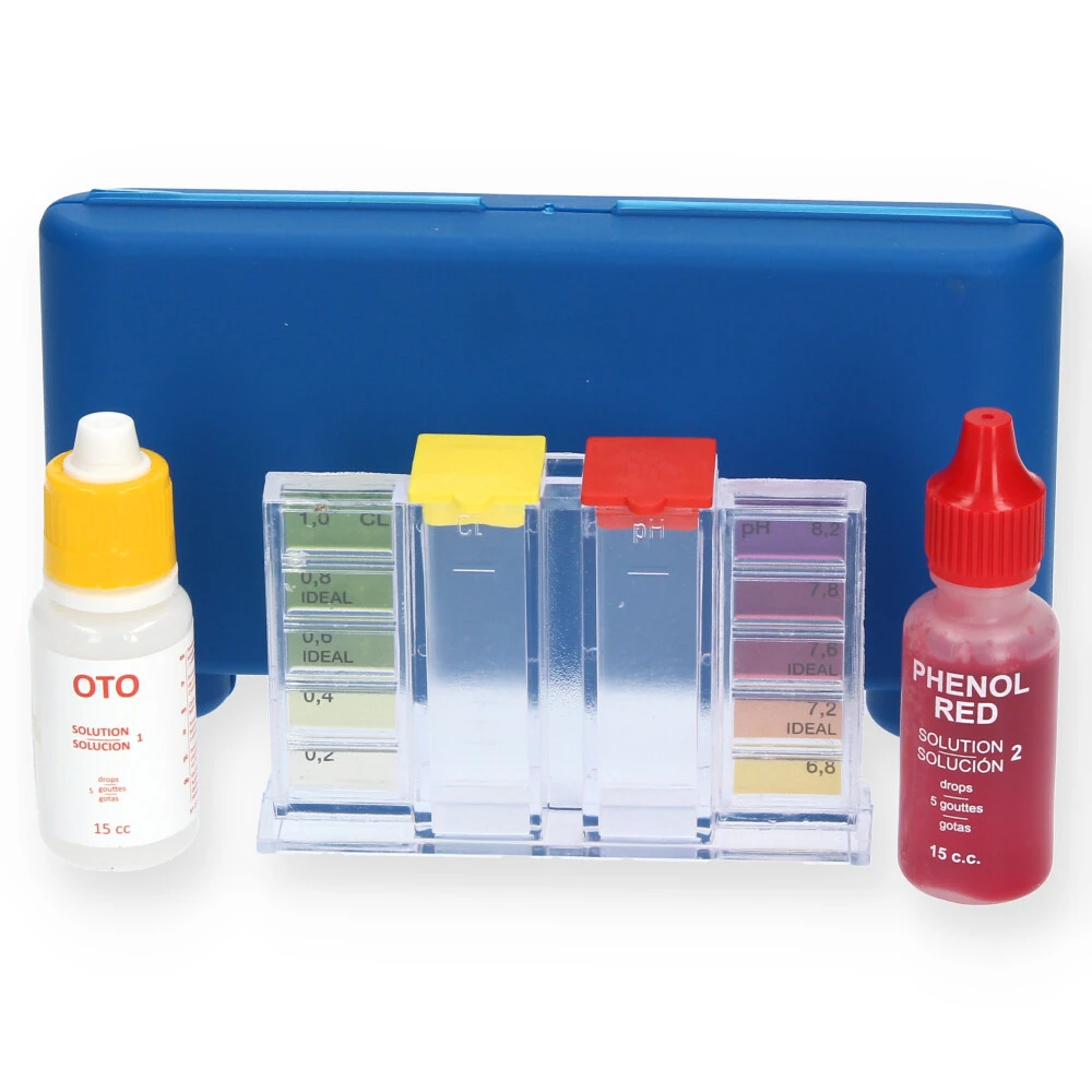 Testkit Voor PH-waardes En Chloor (vloeistof) 2 Testkit Voor PH-waardes En Chloor (vloeistof) - Afbeelding 2